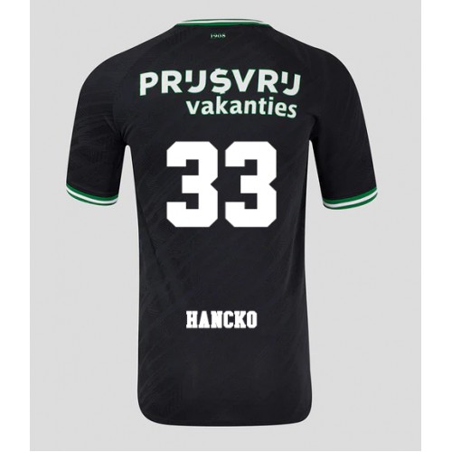 Dres Feyenoord David Hancko #33 Gostujuci 2024-25 Kratak Rukav